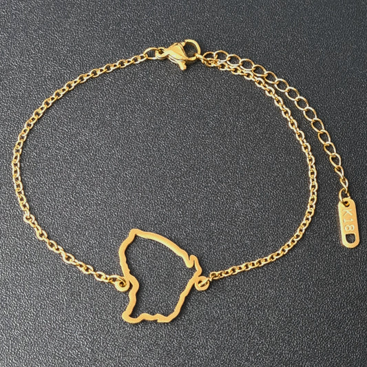 Bracelet Guyane Contour Acier Inox