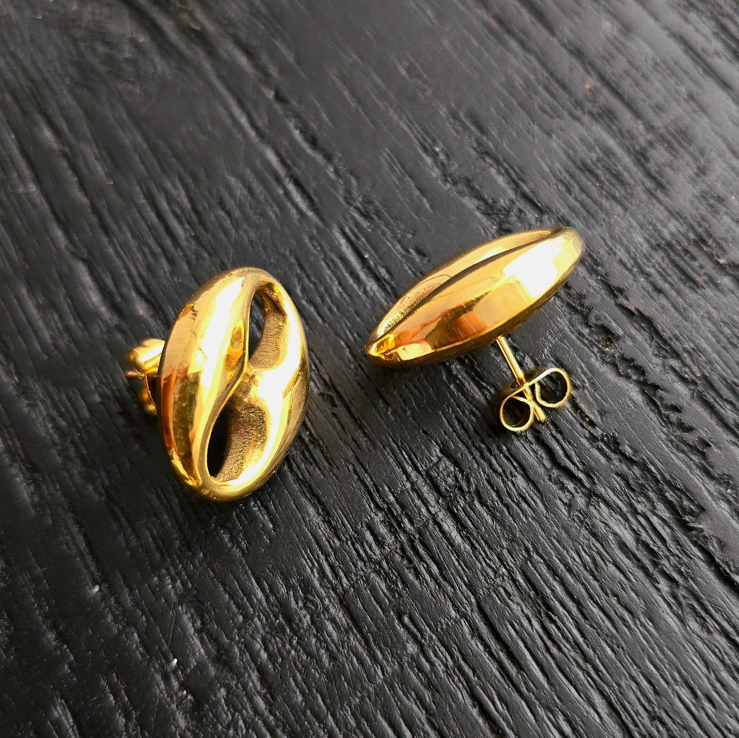 Boucles d'oreilles Maille Café Originelle