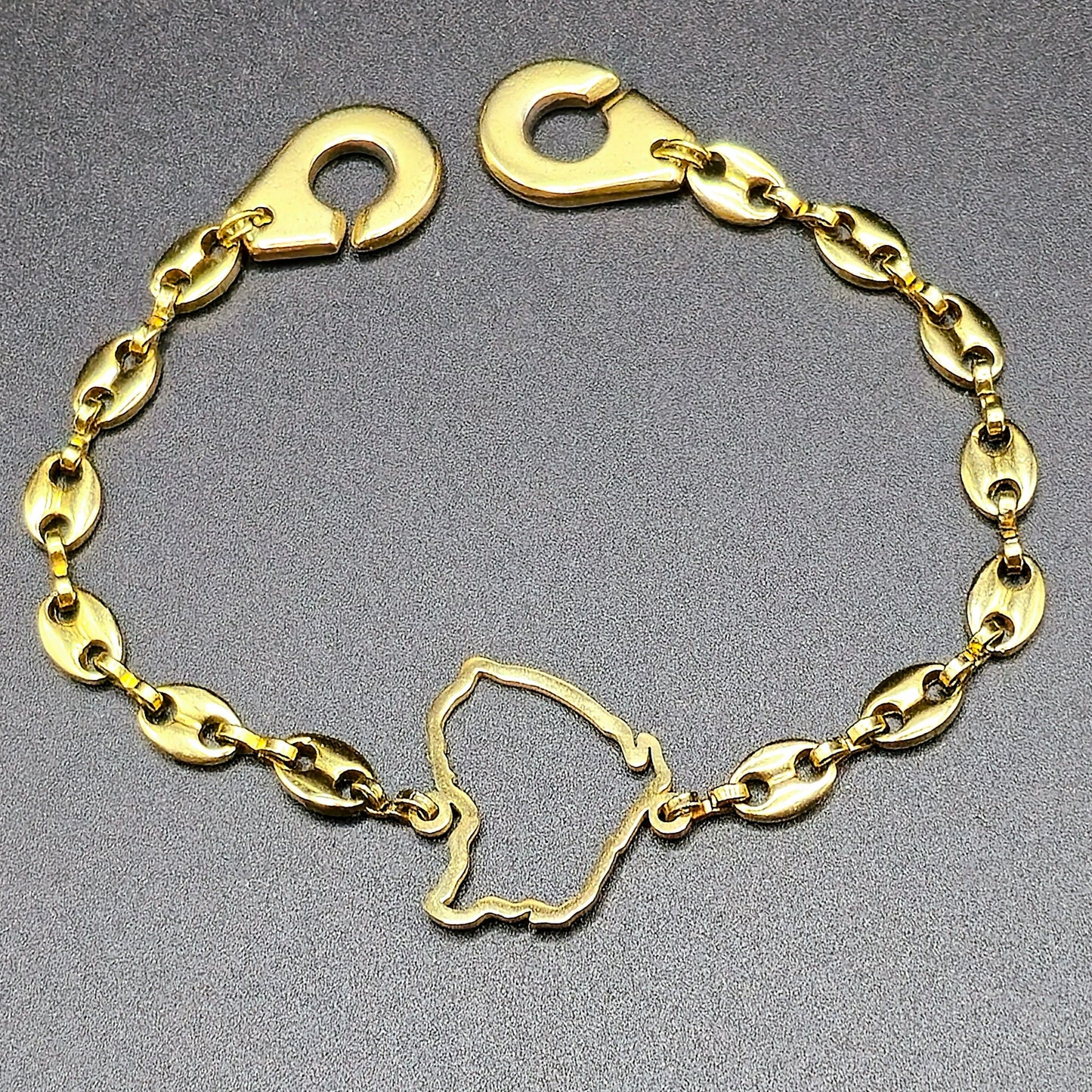Bracelet Guyane Café Menottes Movétan Personalisé