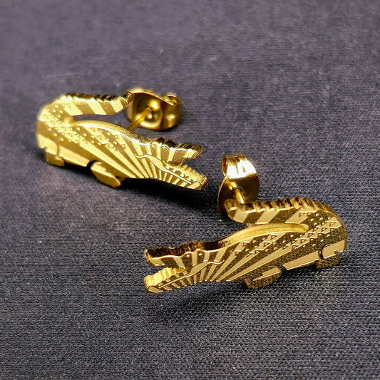 Boucles d'Oreilles Crocodile Shinny