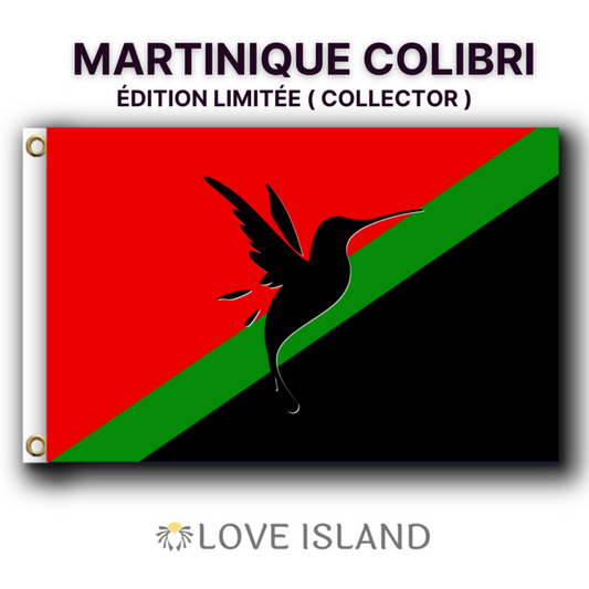 Drapeaux Martinique Colibri Collector