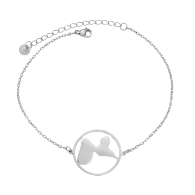 Collection DOUX BABY Guadeloupe Bracelet - Collier et chaîne de pieds acier