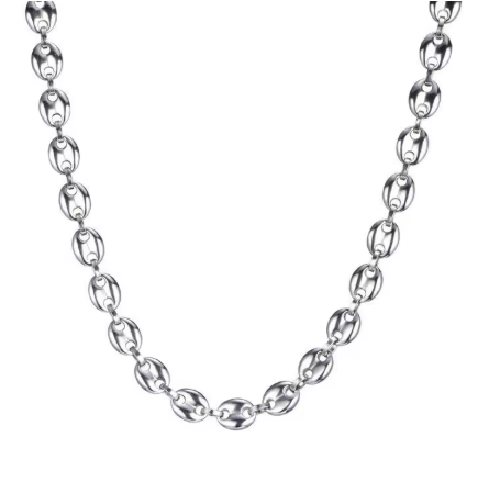 Collier et bracelet Graines de cafés Couleur Or ou Argent