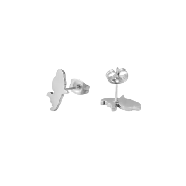 Boucle d'oreille Martinique Acier Inox