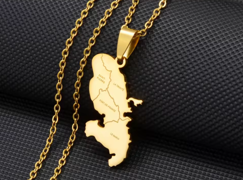 Pendentif Martinique Acier Inox