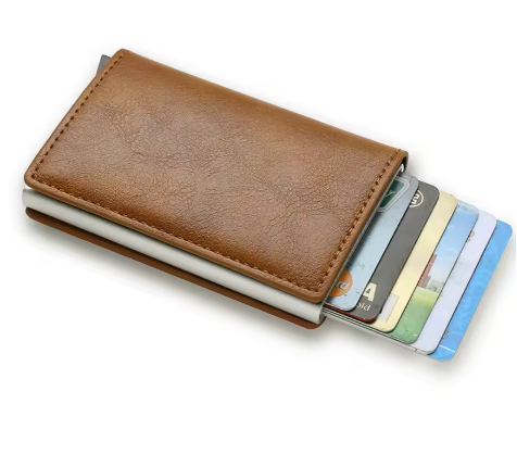 Porte-cartes RFID - Protection en cuir PU - Accessoire Homme et Femme