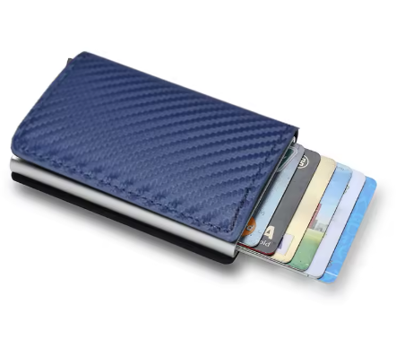 Porte-cartes RFID - Protection en cuir PU - Accessoire Homme et Femme