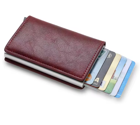 Porte-cartes RFID - Protection en cuir PU - Accessoire Homme et Femme