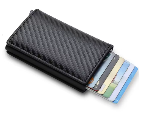 Porte-cartes RFID - Protection en cuir PU - Accessoire Homme et Femme