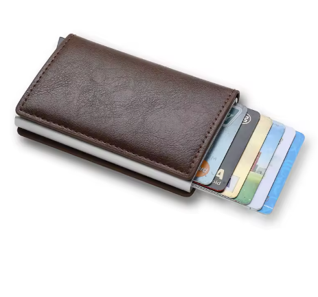 Porte-cartes RFID - Protection en cuir PU - Accessoire Homme et Femme