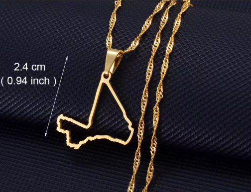 Pendentif Pays d'Afrique