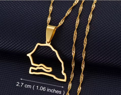 Pendentif Pays d'Afrique