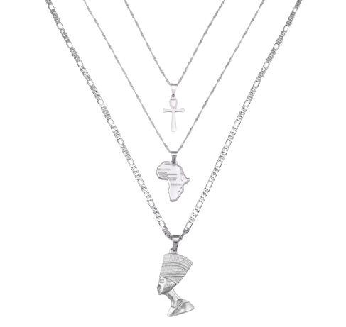 Pendentif Afrique Originelle 3 Pièces