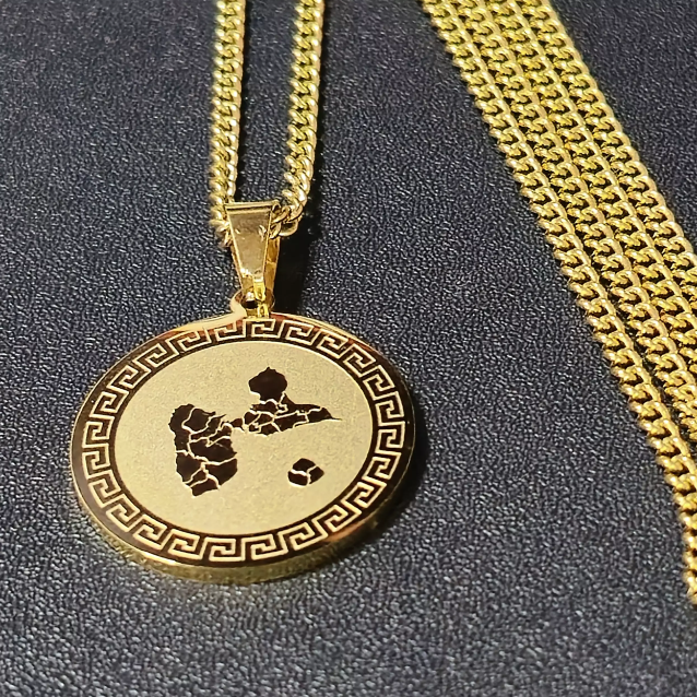 Coffret Bijoux Guadeloupe Movétan Ultimate Paladium Acier Inoxydable Plaqué Or 18k