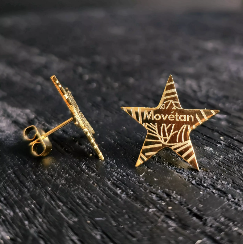 Boucles d'oreilles Movétan Zétoile