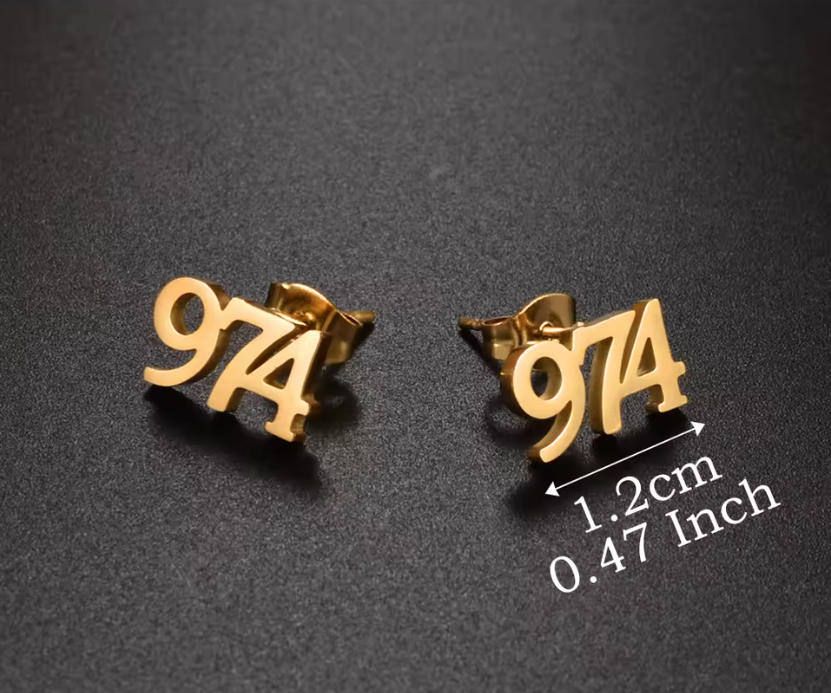 Boucles d'Oreilles La Réunion 974
