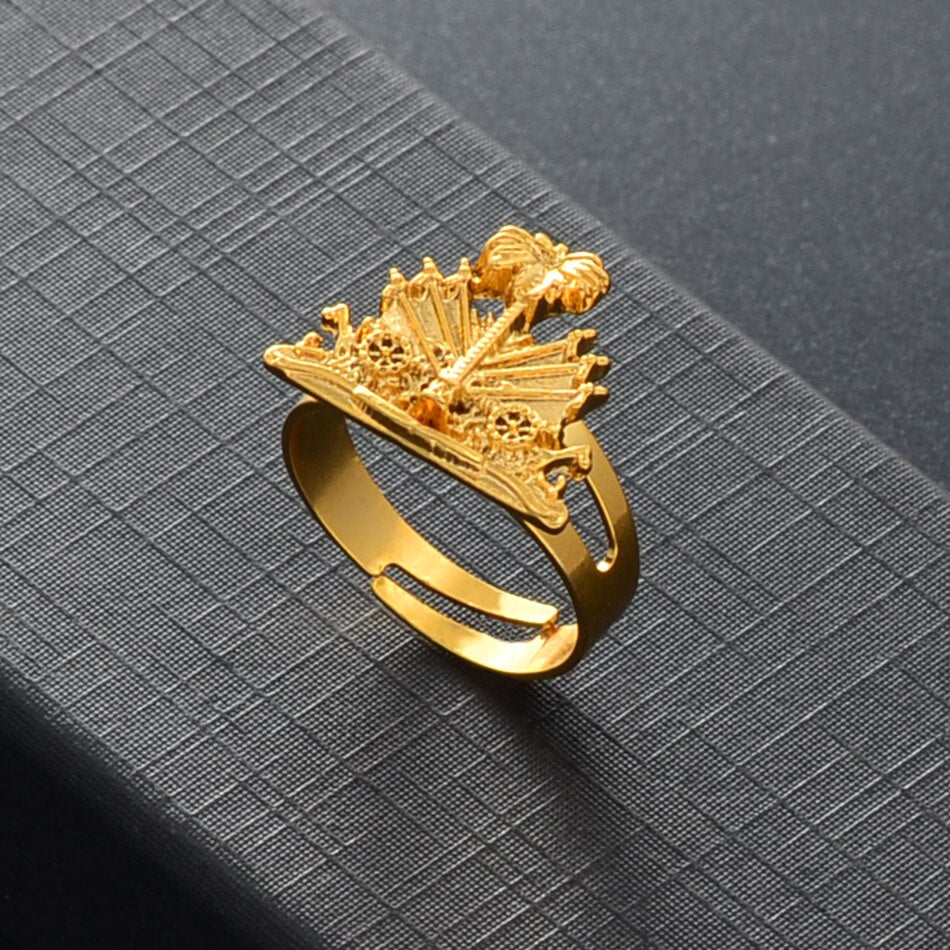 Bague Haïti - Golden Flag Collector