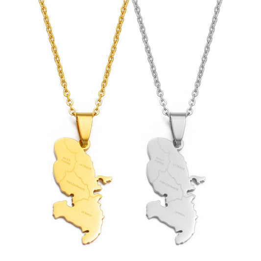 Pendentif Martinique Acier Inox