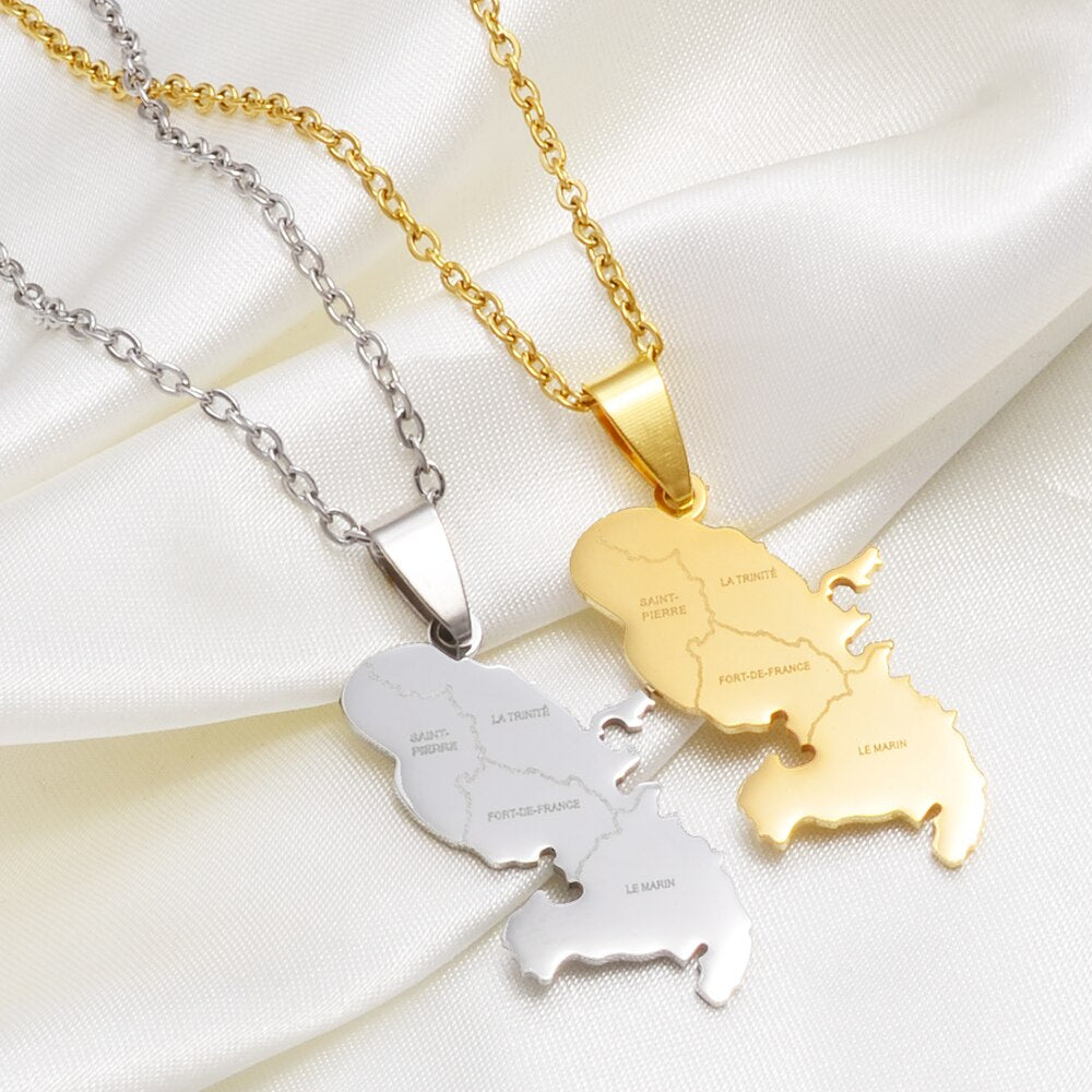 Pendentif Martinique Acier Inox