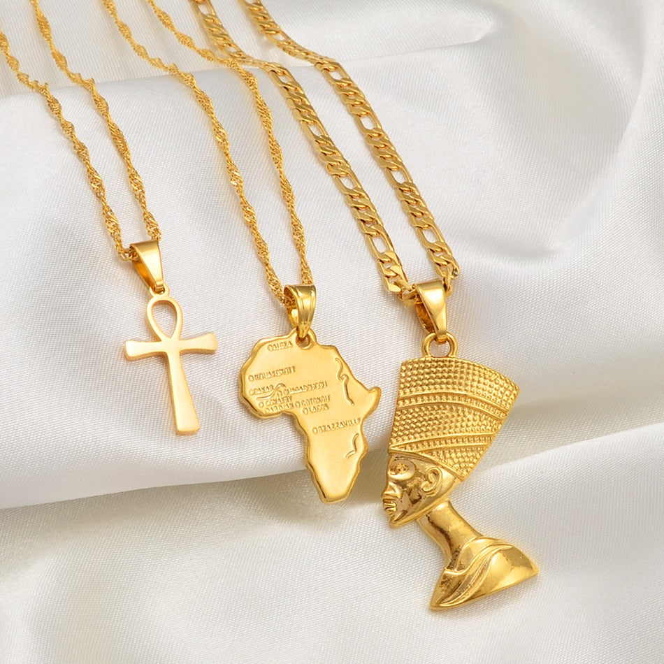 Pendentif Afrique Originelle 3 Pièces
