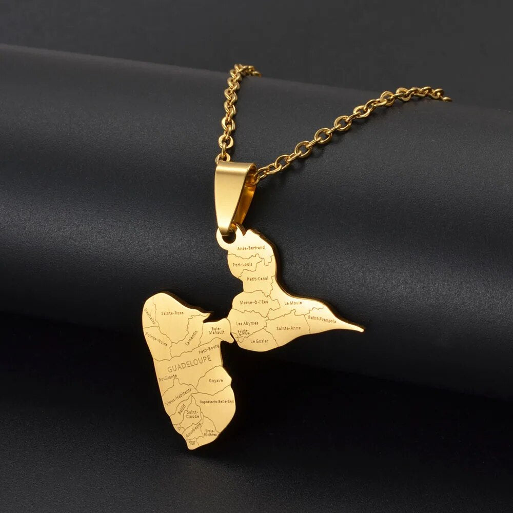 Collier Guadeloupe Gravé