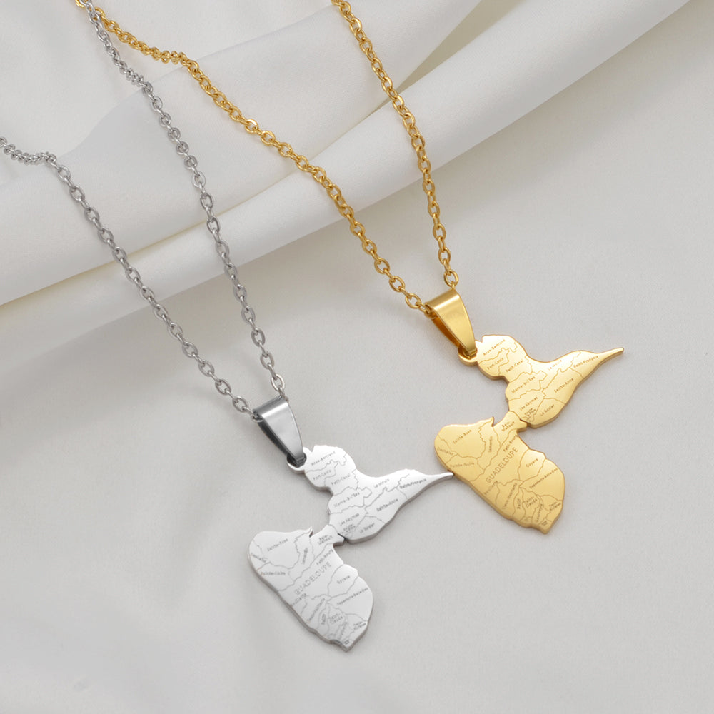 Collier Guadeloupe Gravé