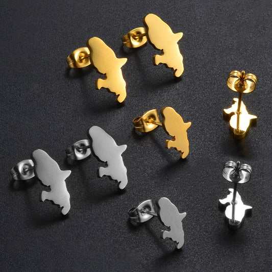 Boucle d'oreille Martinique Acier Inox