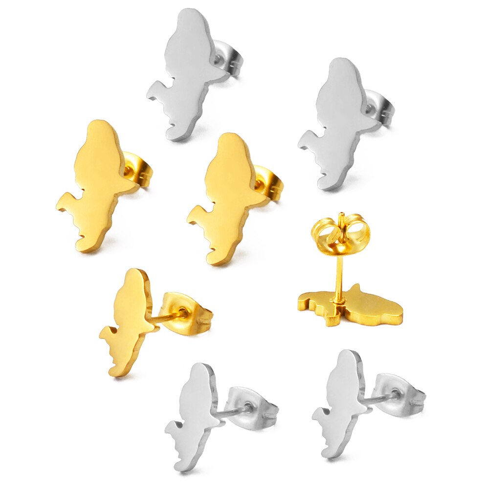 Boucle d'oreille Martinique Acier Inox