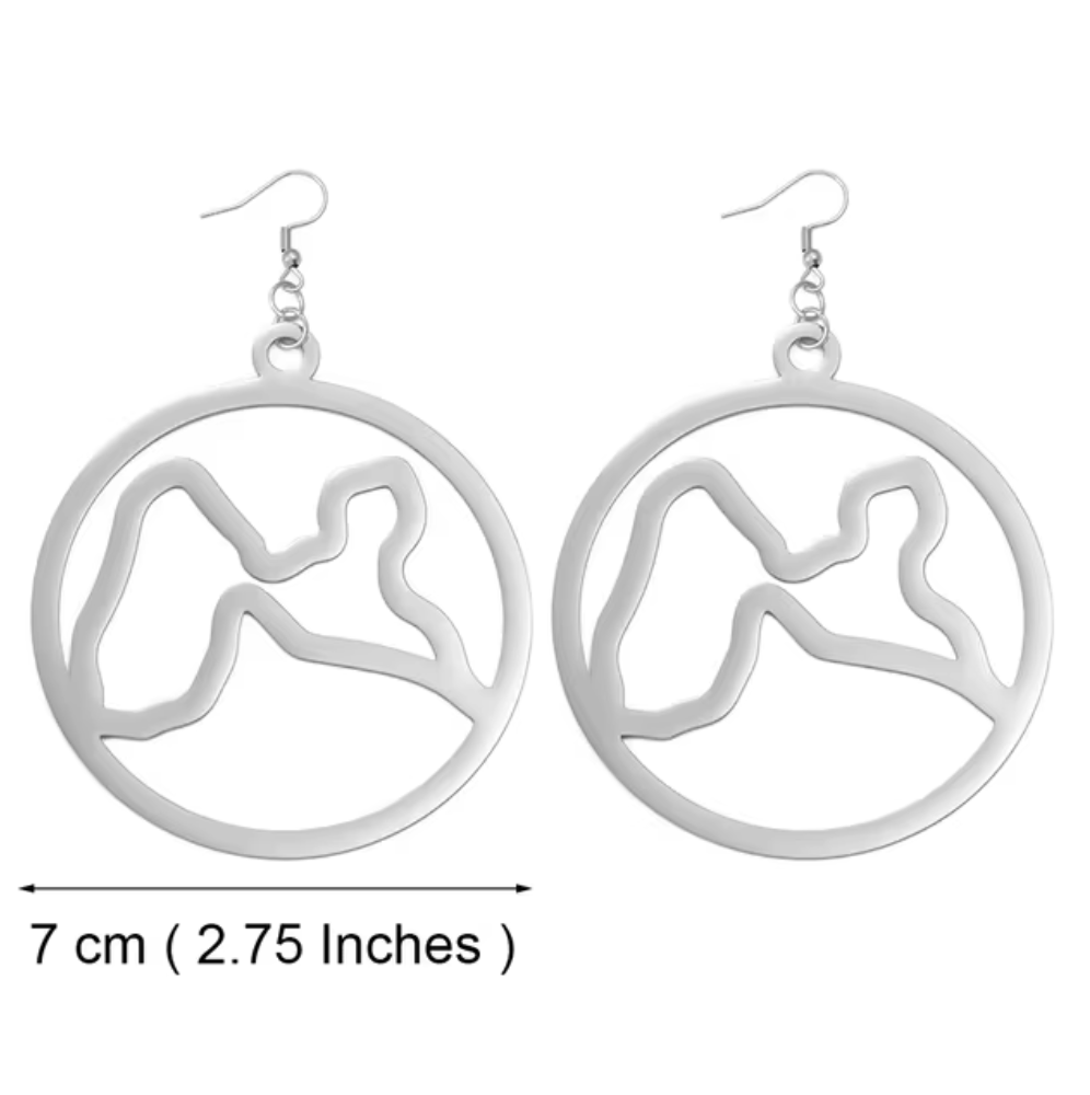 Boucles d'oreilles créole Guadeloupe