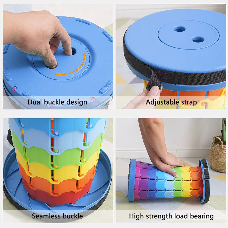 Tabouret Rétractable Rond 148 Kg Charge