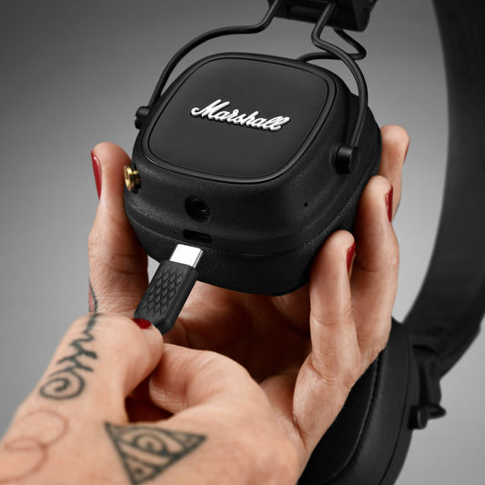 Marshall Major IV - Casque Bluetooth sans fil - Basses profondes - Pliable