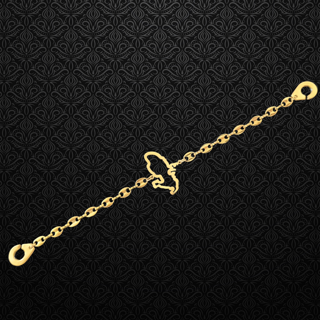 Movétan Bracelet Martinique Café Acier Inox