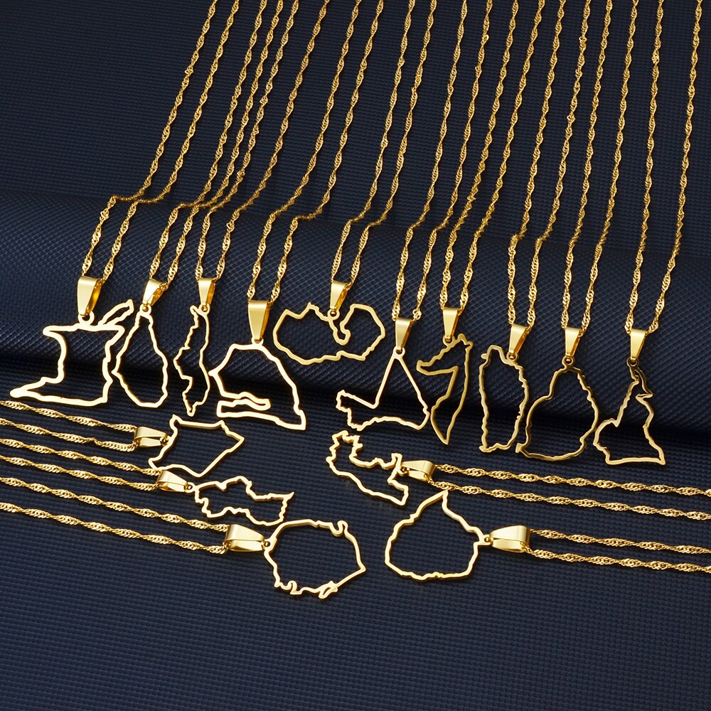 Pendentif Pays d'Afrique