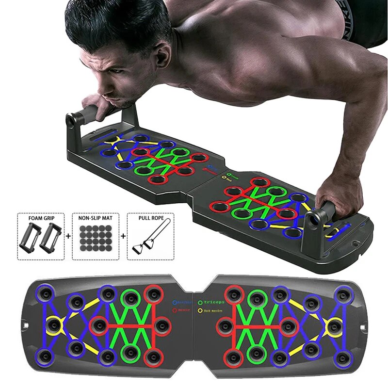 PASSION PUSH-UP - Planche Pompes Abdos Epaule - Exercices Musculation