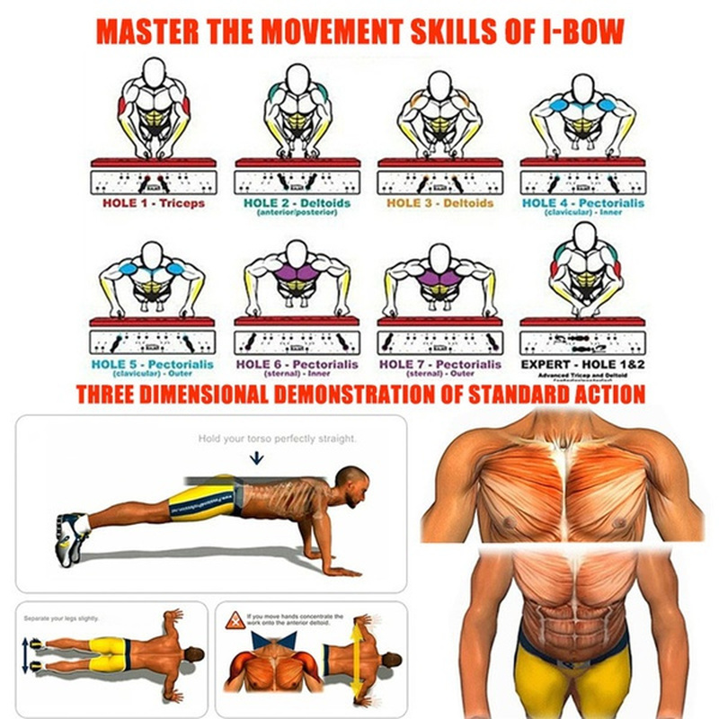 PASSION PUSH-UP - Planche Pompes Abdos Epaule - Exercices Musculation