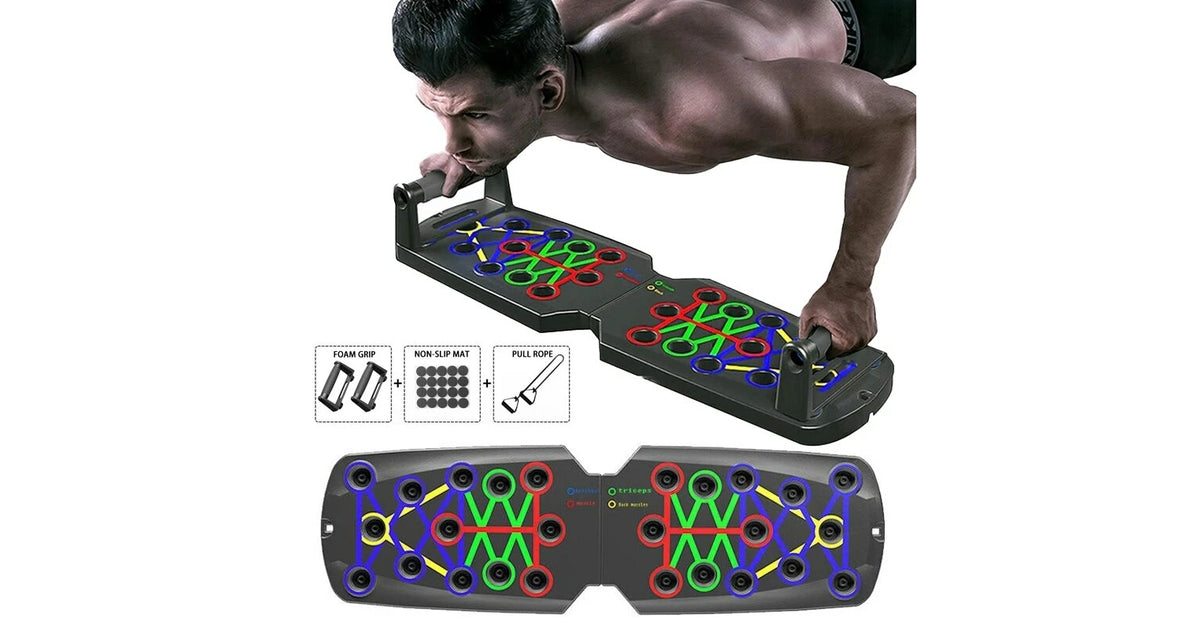 PASSION PUSH-UP - Planche Pompes Abdos Epaule - Exercices Musculation