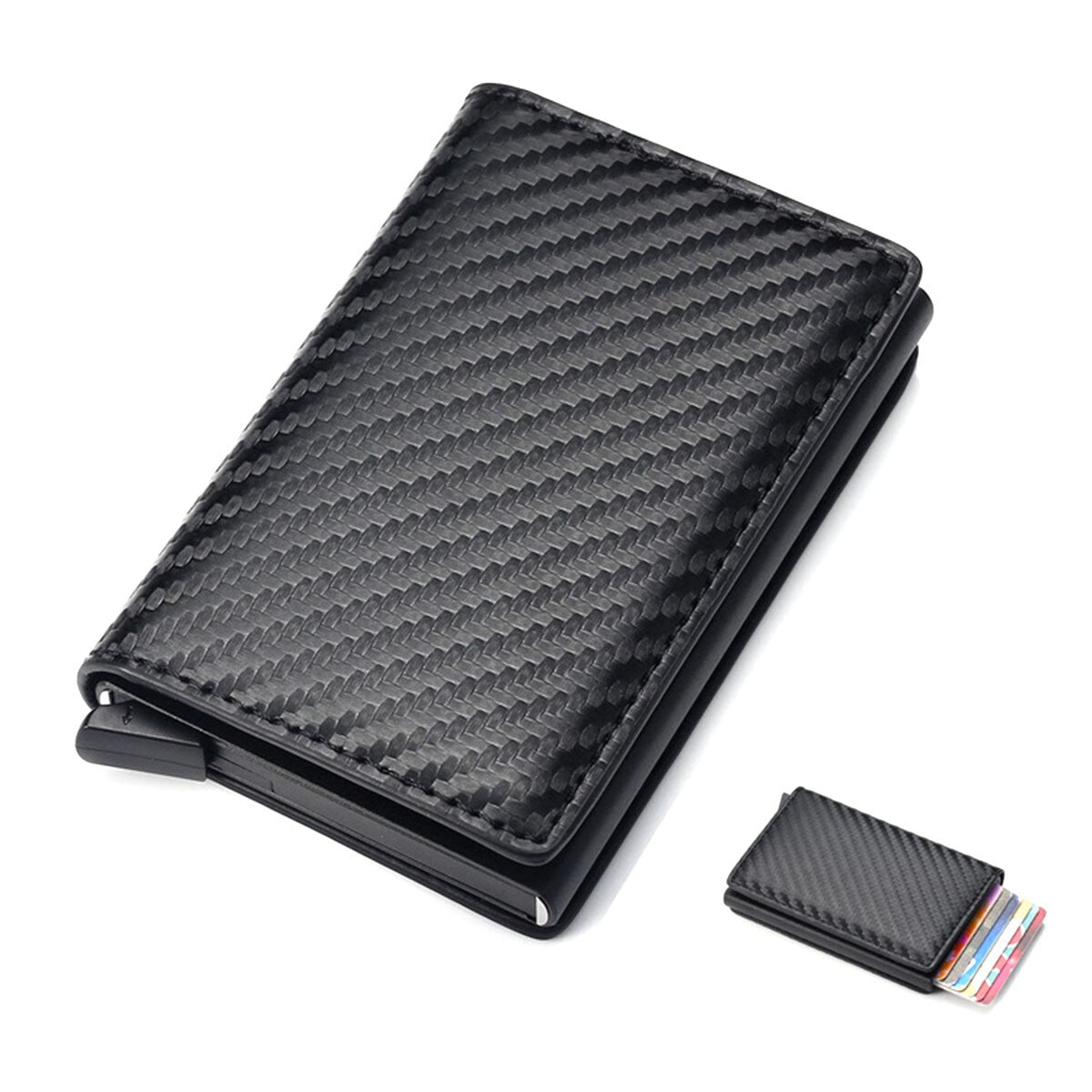 Porte-cartes RFID - Protection en cuir PU - Accessoire Homme et Femme