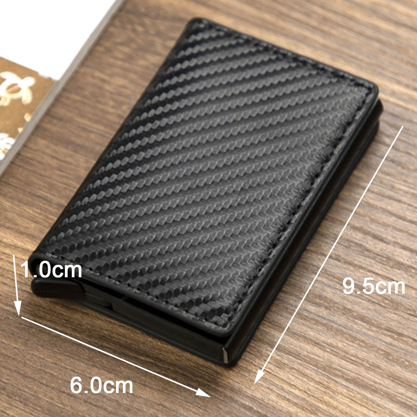 Porte-cartes RFID - Protection en cuir PU - Accessoire Homme et Femme