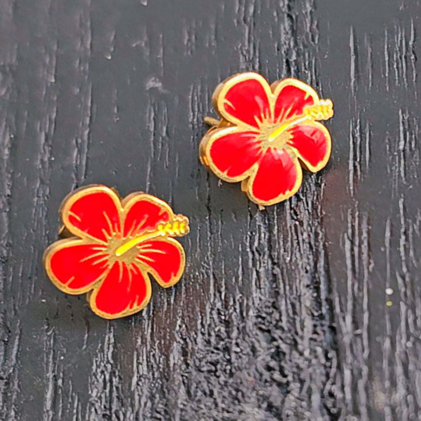 Bijoux Hibiscus Collier - Bracelet - Boucles d'oreilles
