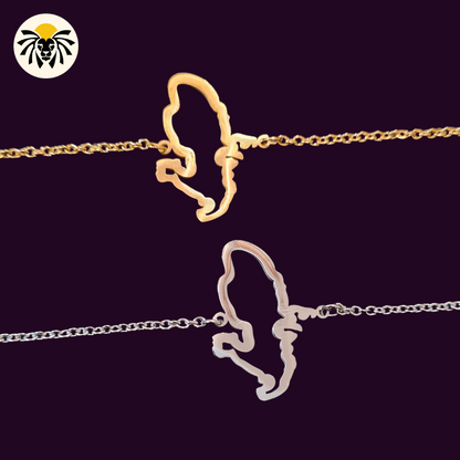 Bracelet Martinique Contour Acier Inox