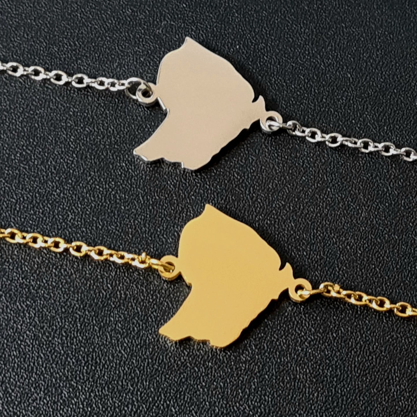 Bracelet Guyane Plein Acier Inox