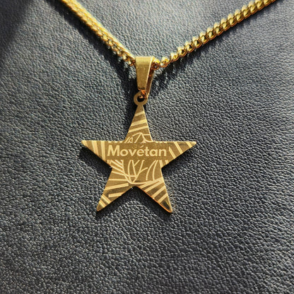 Collier Zétoile Movétan Plaqué Or 18K