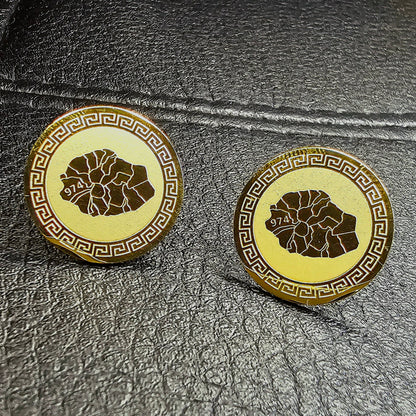 Boucles d'oreilles La Réunion 974 Movétan ULTIMATE PALADIUM