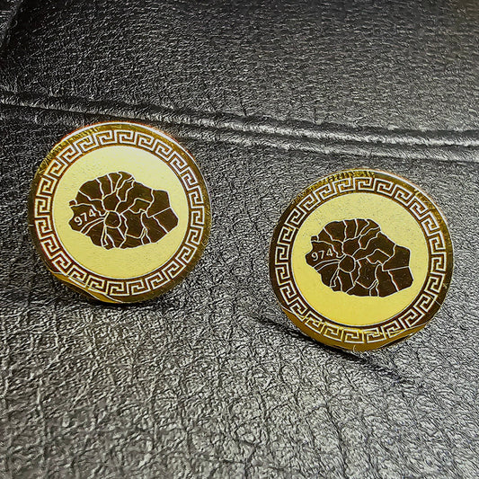 Boucles d'oreilles La Réunion 974 Movétan ULTIMATE PALADIUM