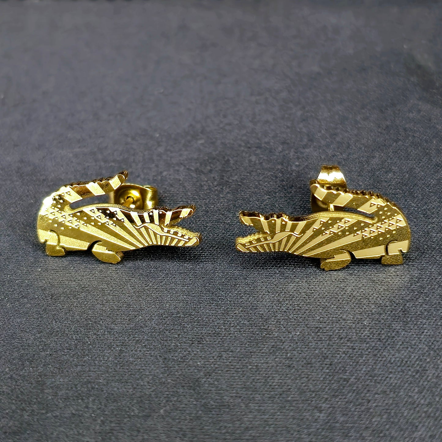 Boucles d'Oreilles Crocodile Shinny