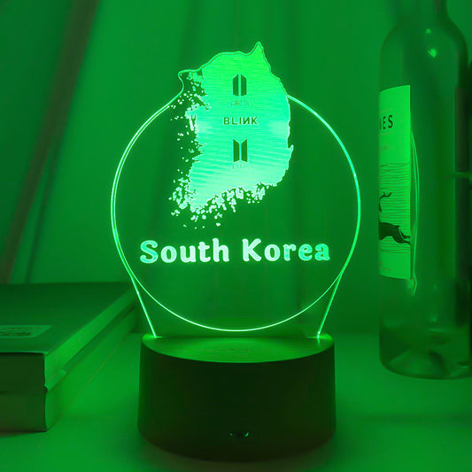 Lampe South Korea BLACK PINK ARMY BTS