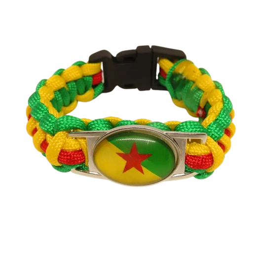 Bracelet Guyane Drapeau Caribbean Prestige