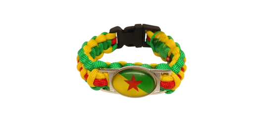 Bracelet Guyane Drapeau Caribbean Prestige