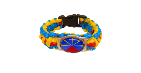 Bracelet La Réunion Drapeau Caribbean Prestige