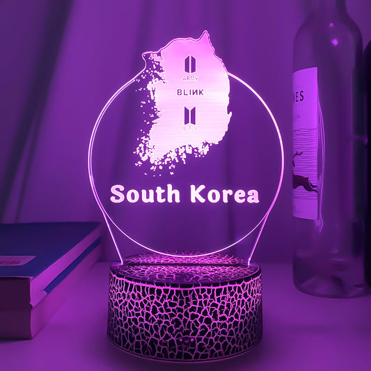 Lampe South Korea BLACK PINK ARMY BTS